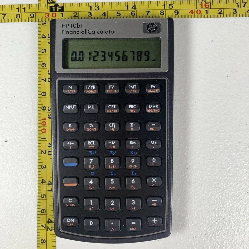 Hewlett Packard HP-10BII Plus Financial Calculator